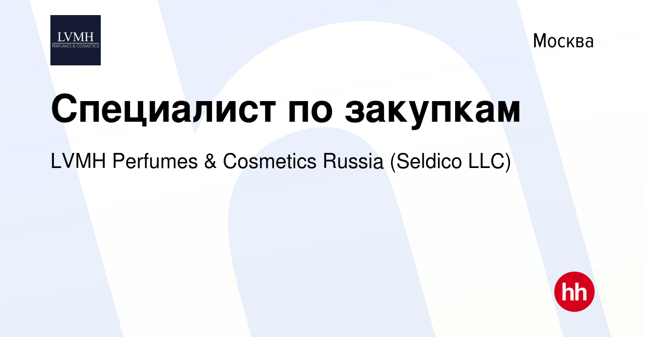 LVMH Perfumes & - LVMH Perfumes & Cosmetics Russia