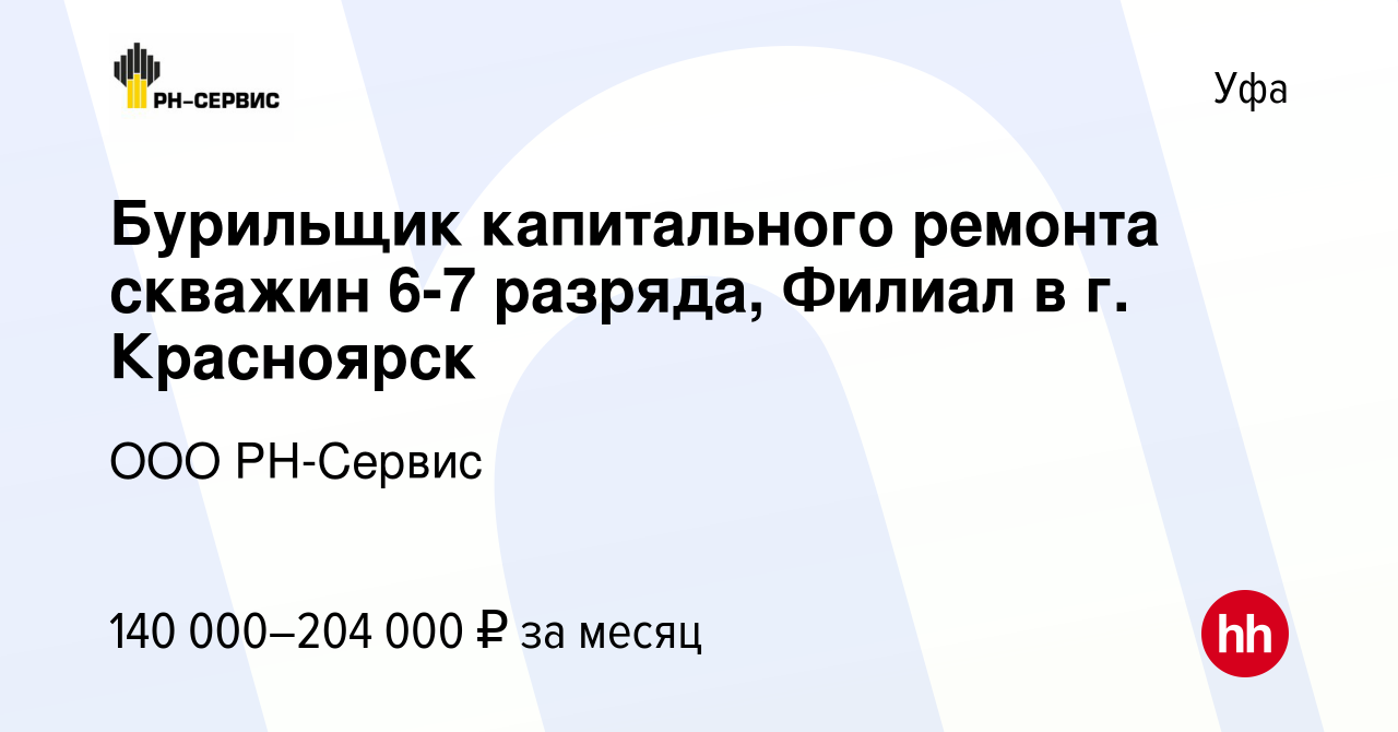 Бурильщик капитального ремонта скважин 6 разряда