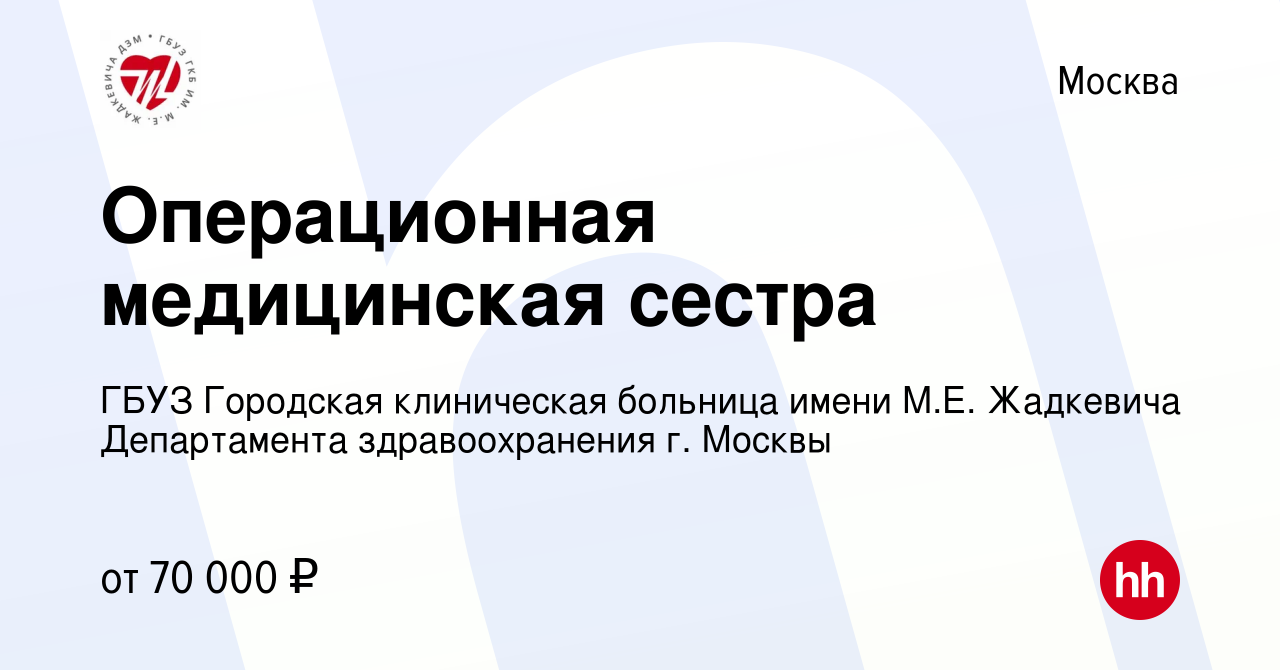 Накрытие стерильного стола в операционной малого