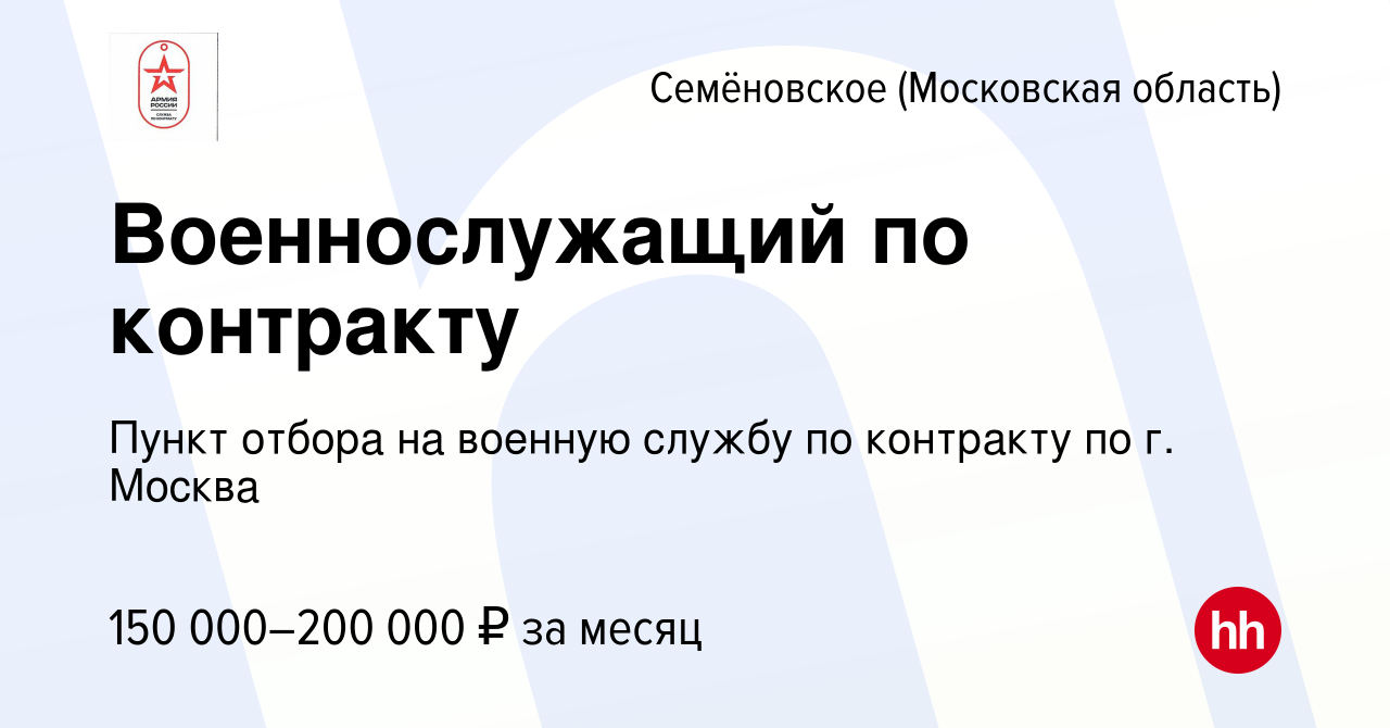 Служба по контракту в семеновском полку условия и вакансии