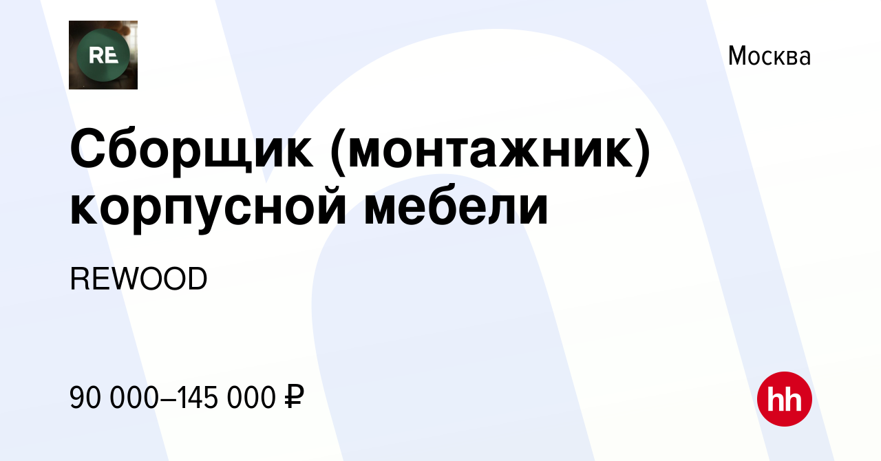 Вид деятельности сборка мебели