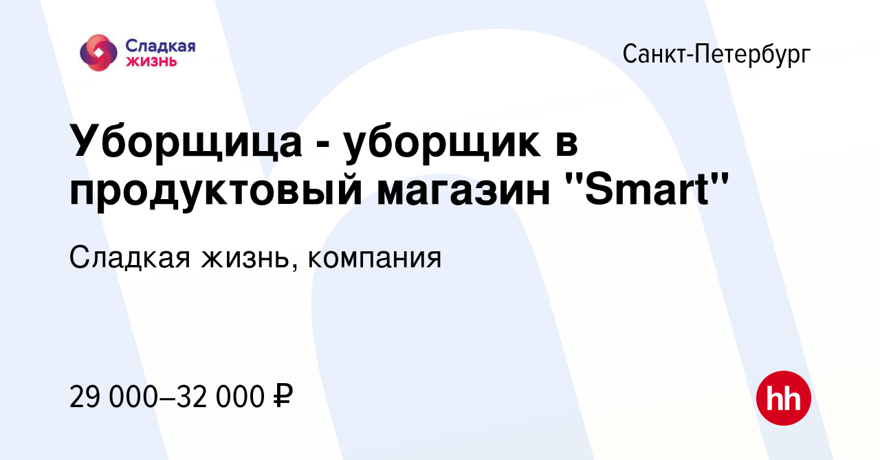 Вакансия Уборщица - уборщик в продуктовый магазин 